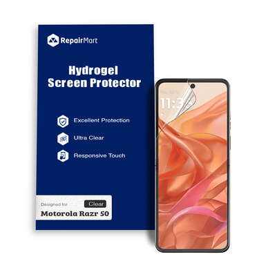 Motorola Razr 50 Compatible Premium Hydrogel Screen Protector With Full Coverage Ultra HD